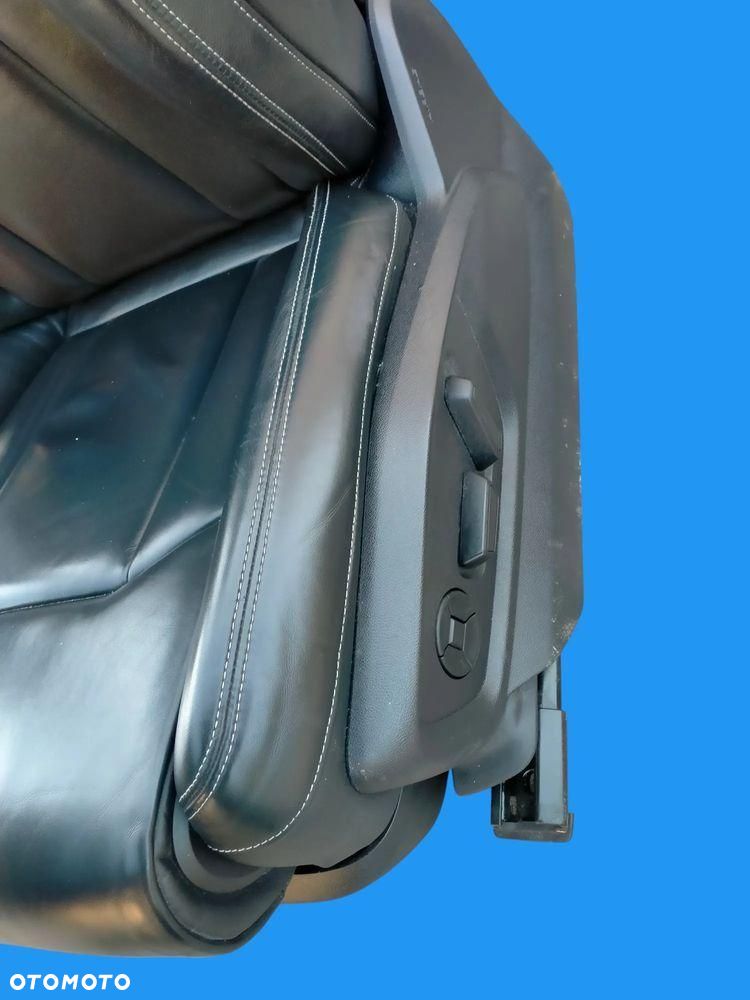 AUDI Q7 4M LIFT 22r FOTELE KANAPA BOCZKI TAPICERKA SKÓRA CZARNA - 6