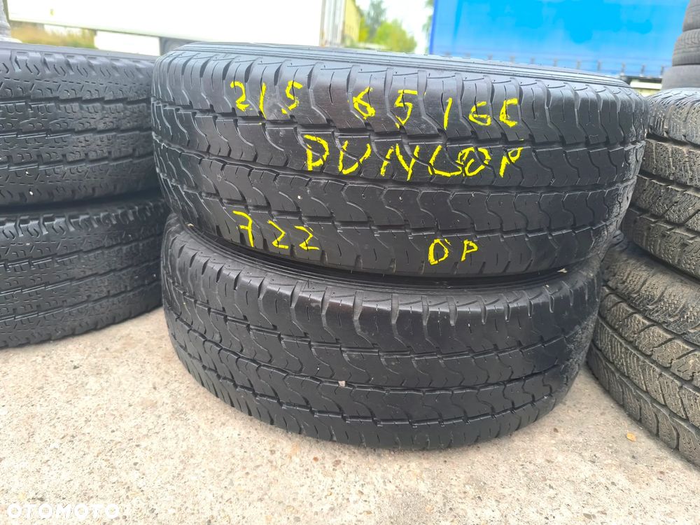 215/65R16C 16 C 109/107T Opony Letnie Lato DUNLOP ECONODRIVE ECONO DRIVE 7mm Legnica ALU-RAD 22r. 215/65 - 1