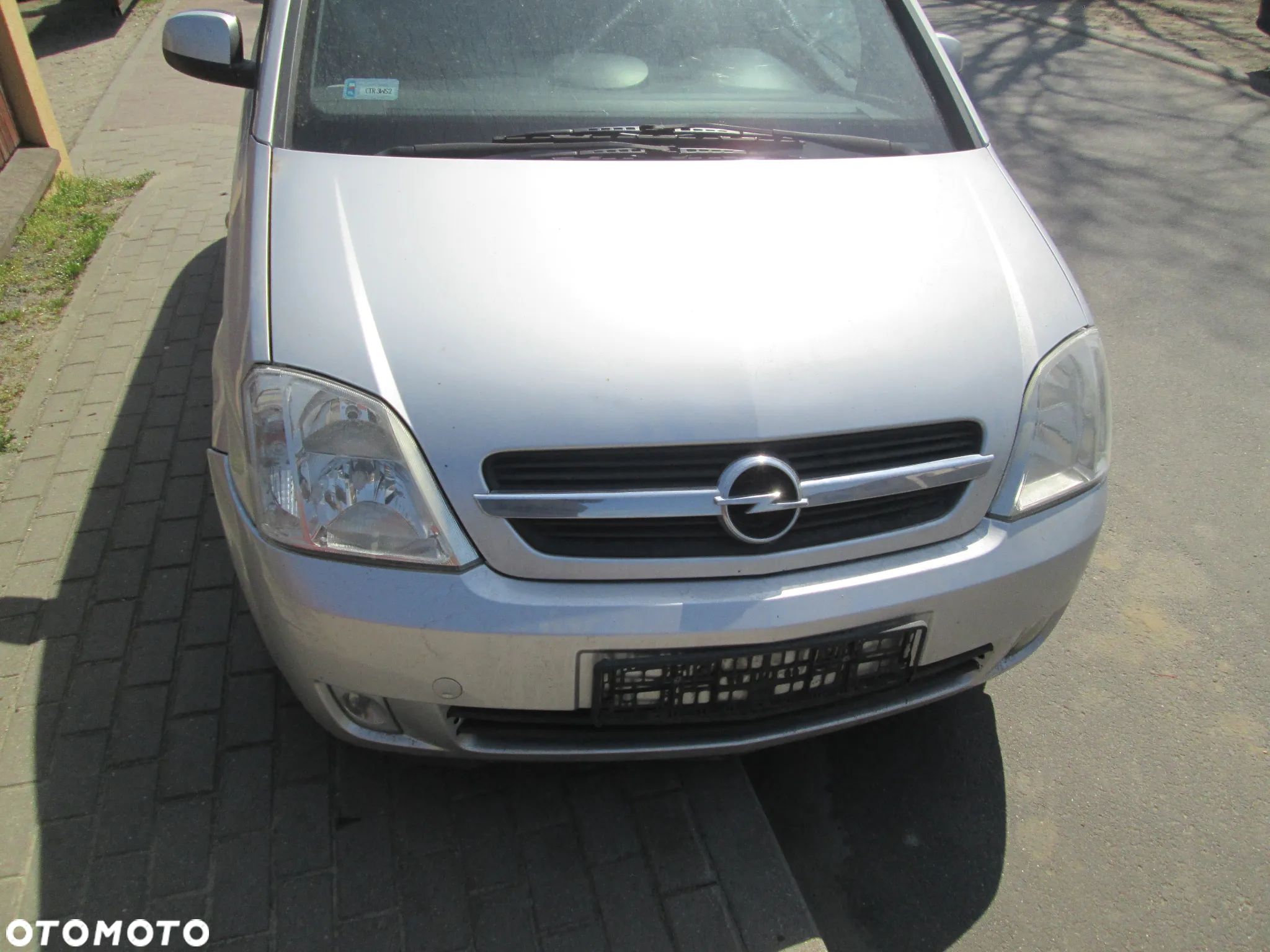 OPEL MERIVA A 1.6 8V Z16SE Z157 SILNIK DRZWI MASKA SZYBA FOTELE CZĘŚCI SREBRNA - 1