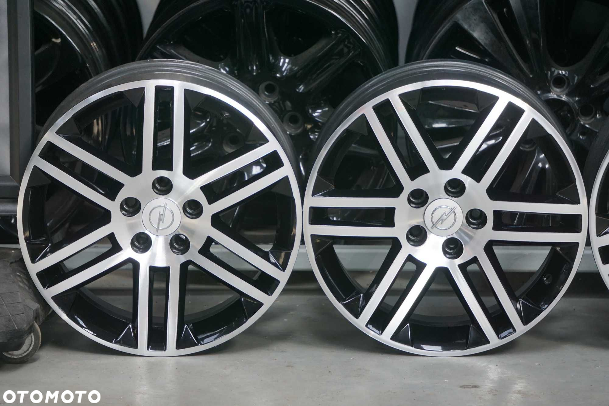 Alufelgi GM oryginal 5x110 7Jx17 et41 cb65,1mm czarny polysk i cnc - 4