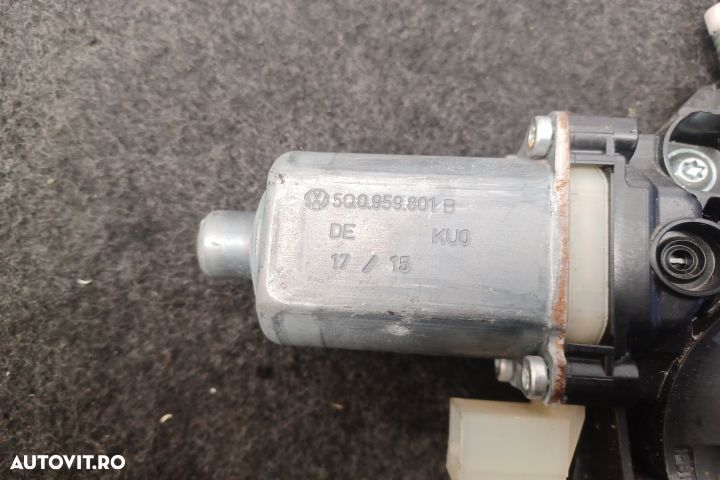 Macara geam fata stanga electrica 5Q0959801B 0130822717 S850202099 C0 - 4