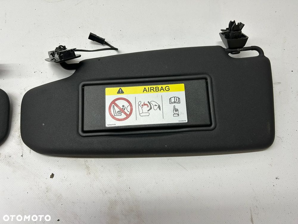 Volvo V-40 II osłony osłona przeciwsłoneczna lewa prawa komplet  2012- - 5