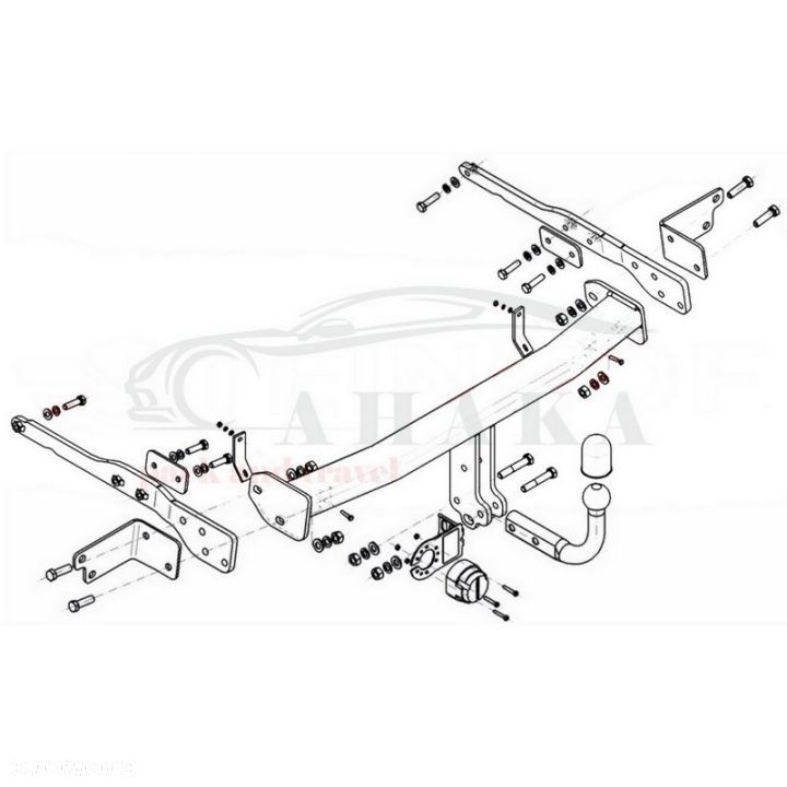Hak Holowniczy Odkręcany Do Ford S-Max Od 2015 - 5