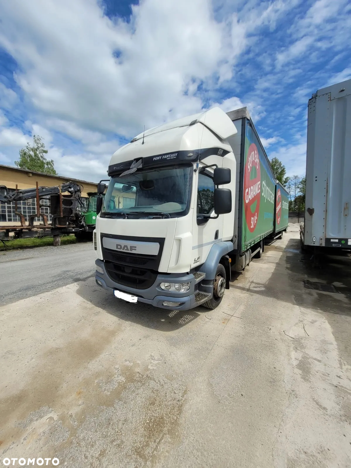 DAF LF 280 Manual +przyczepa SVAN 120m3 - 16