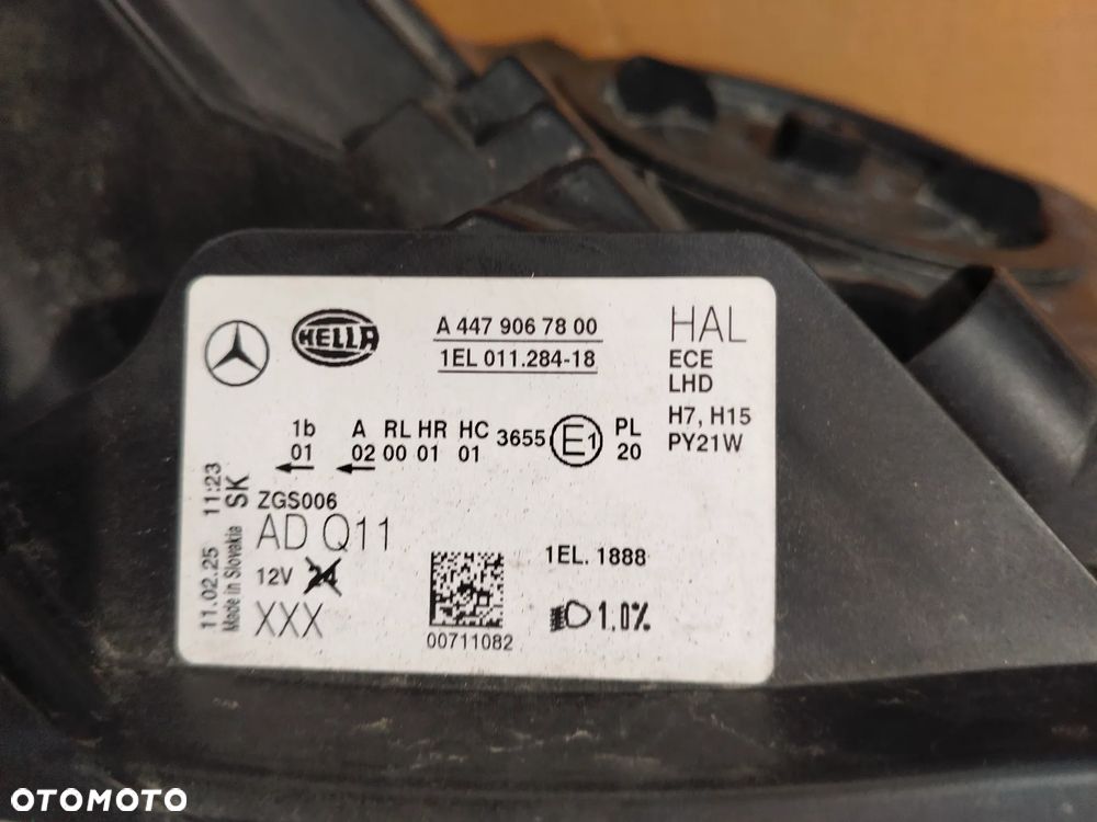 Lampa prawy przód Mercedes Vito V 447 Europa - 9