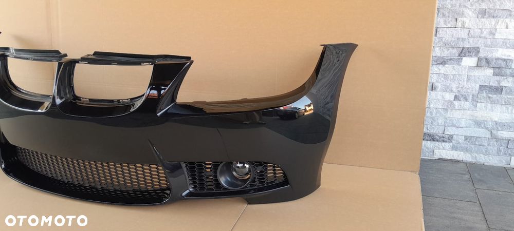 ZDERZAK BMW E90 E91 M PAKIET M3 LOOK SCHWARZ II bez PDC WYSYŁKA - 3