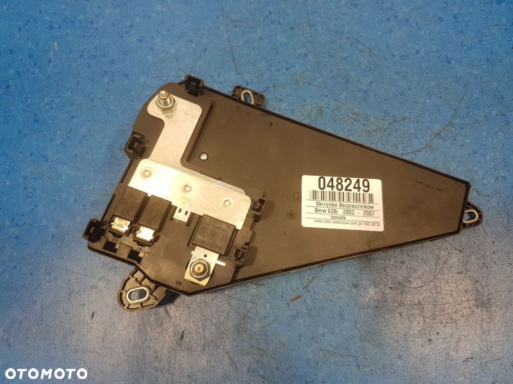 BMW 6 E63 3.0 638i SKRZYNKA BEZPIECZNIKÓW 6906618 - 9