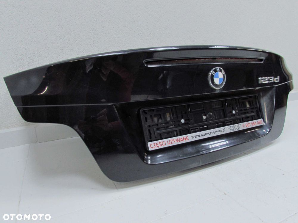 BMW 1 E82 M1 04-12 KLAPA BAGAZNIKA TYL BLACK SAPPHIRE METALIK - 3