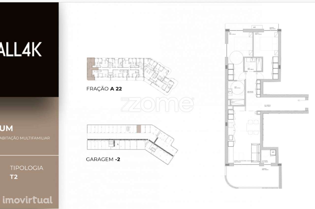 Apartamento T2 em construção em Oliveira do Douro, Vila Nova de Ga... - Grande imagem: 2/15