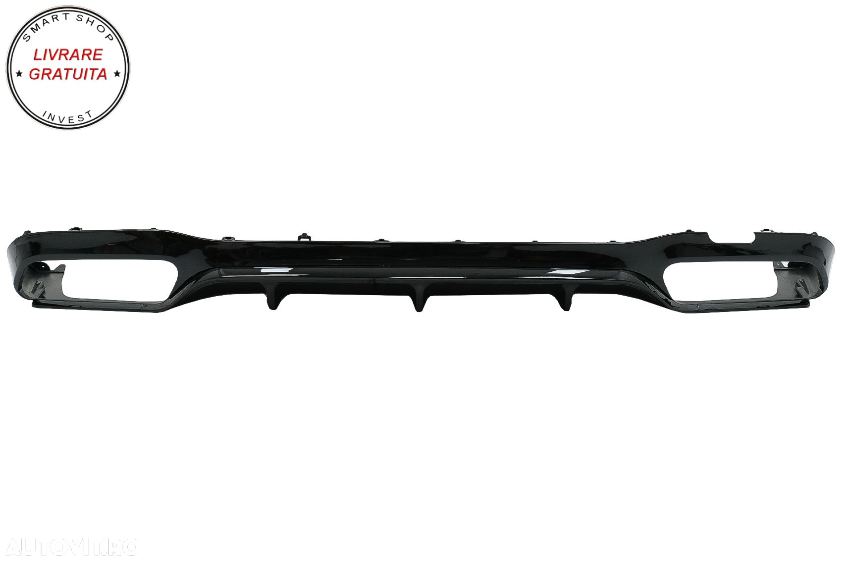 Difuzor Bara Spate cu Ornamente Toba Mercedes E-Class W213 (2016-2019) E53 Design - livrare gratuita - 6