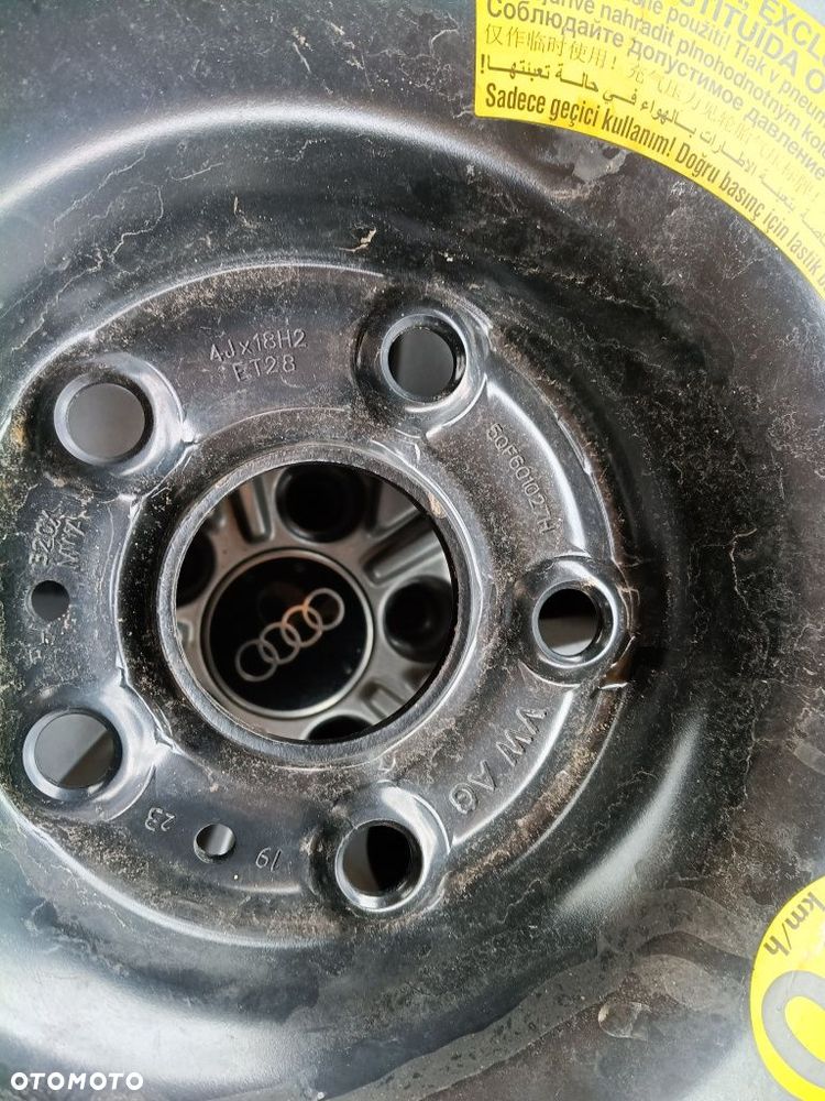 145.85.18 koło dojazdowe 5x112 18 cali dojazówka audi volkswagen seat - 2