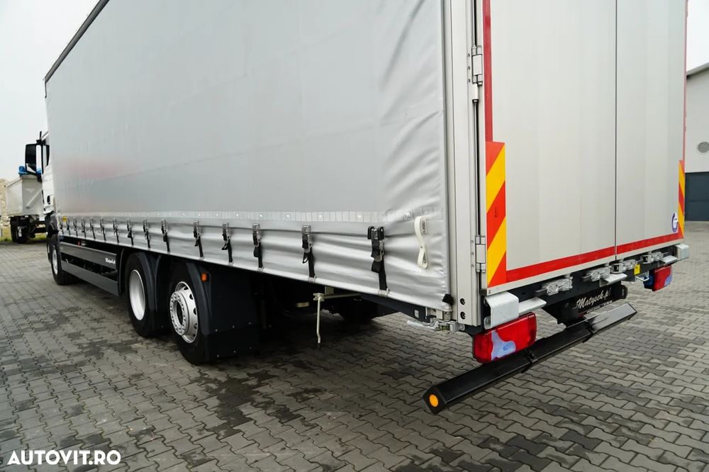 MAN TGX 26.520 / 6x2 / 9.3 M CORTINĂ / ACOPERIȘ RIDICABIL / AXĂ RIDICABILĂ / DIRECȚIE / NOU - 12