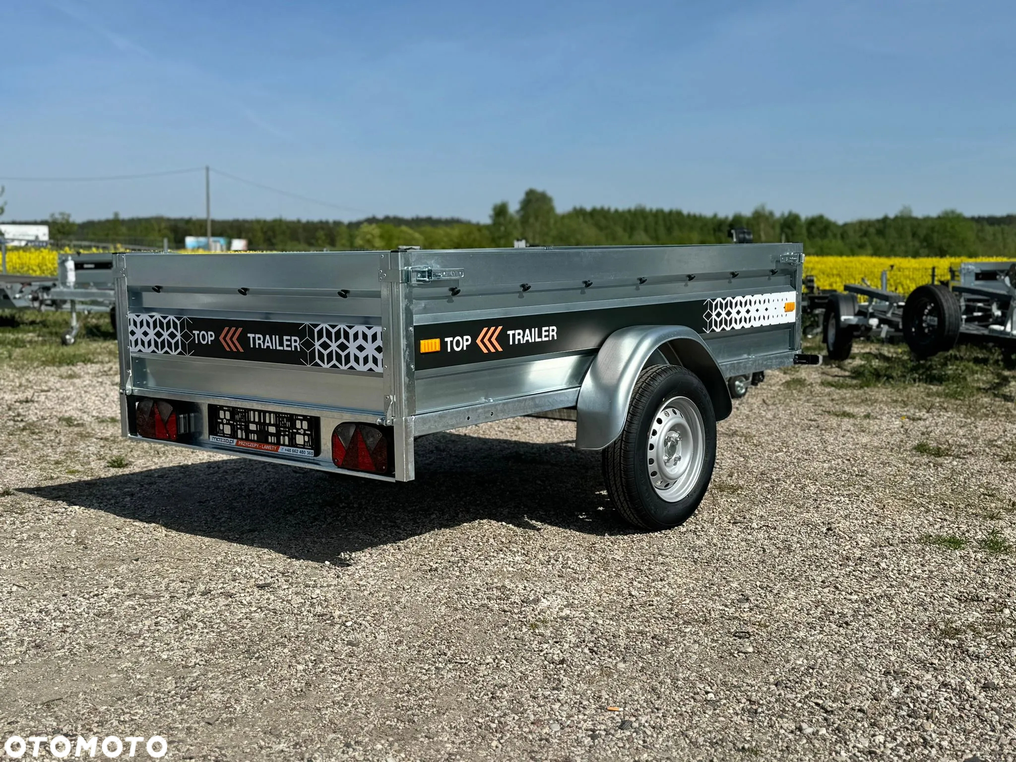 MAZZO DOSTAWA! Przyczepka Top Trailer TT23 MAX 232x131x45cm DMC 750 kg SPAWANA! kat. B, MOCNA! PROMOCJA CENOWA! - 2