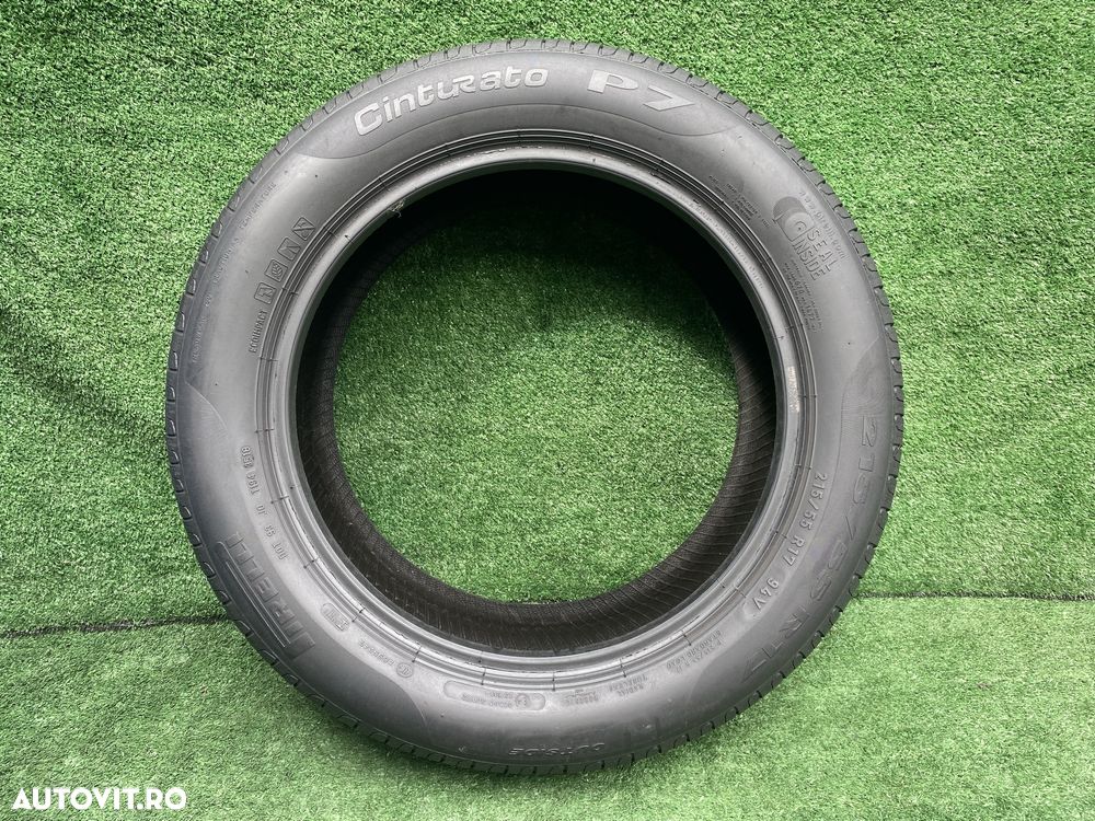 Set 2 anvelope vara Pirelli Cinturato P7 215 55 R 17  94V  Seal Inside Dot 3518 Profil 5,2mm - 2