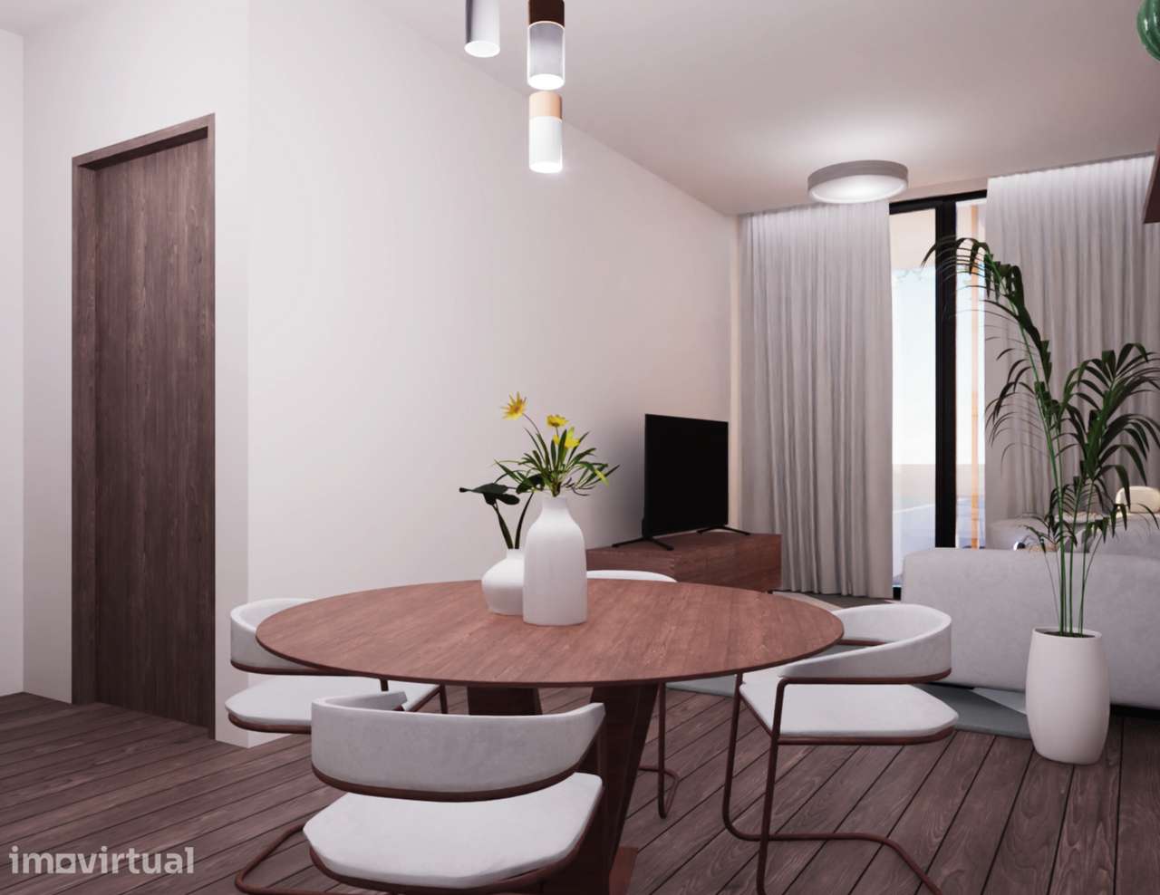 T1 c/ boas áreas, varanda, garagem, junto à futura Linha do metro Rubi - Grande imagem: 4/7