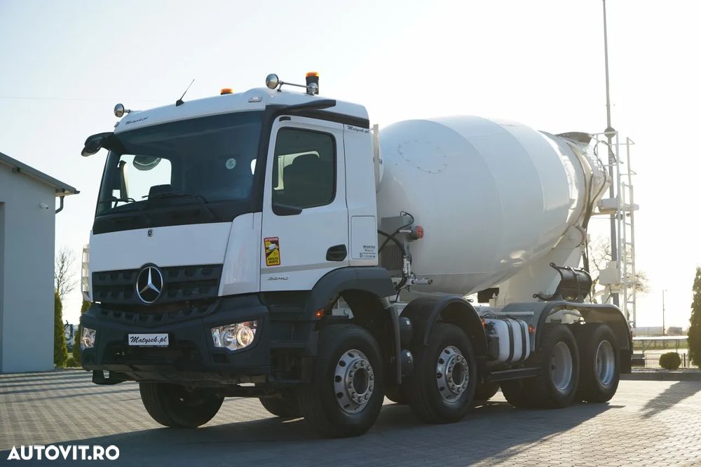 Mercedes-Benz AROCS 3240 / 9M3 BETONIERĂ / 8x4 / BETONIERĂ / AUTOMATĂ / CAMERĂ / JANTE DIN ALIAJ - 2