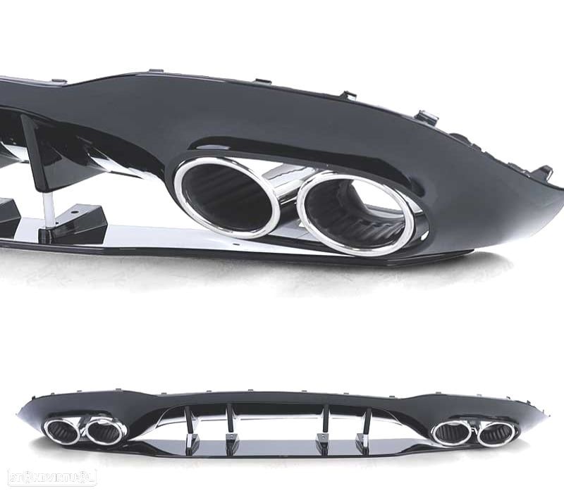 DIFUSOR MERCEDES CLASE A W177 18- LOOK AMG A45 + PONTEIRAS ESCAPE - 2