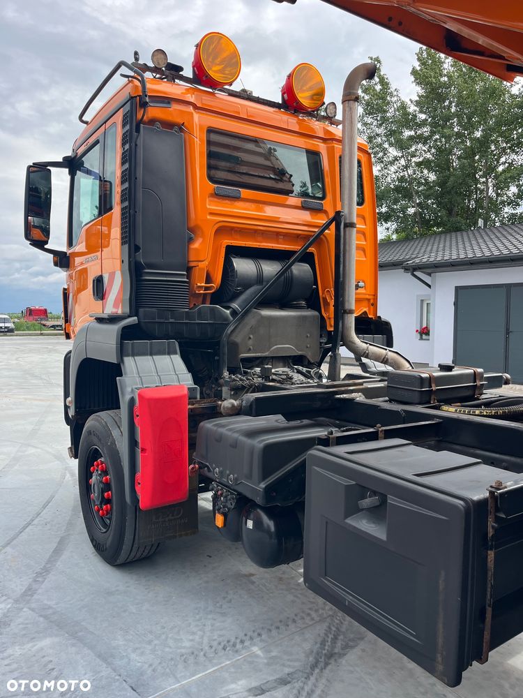 MAN Tgs 18.320 Wywrotka 4x4 Napęd na Mostach Na Wał Reduktor Biegi Terenowe Czolownica Hydraulika Boczna - 15