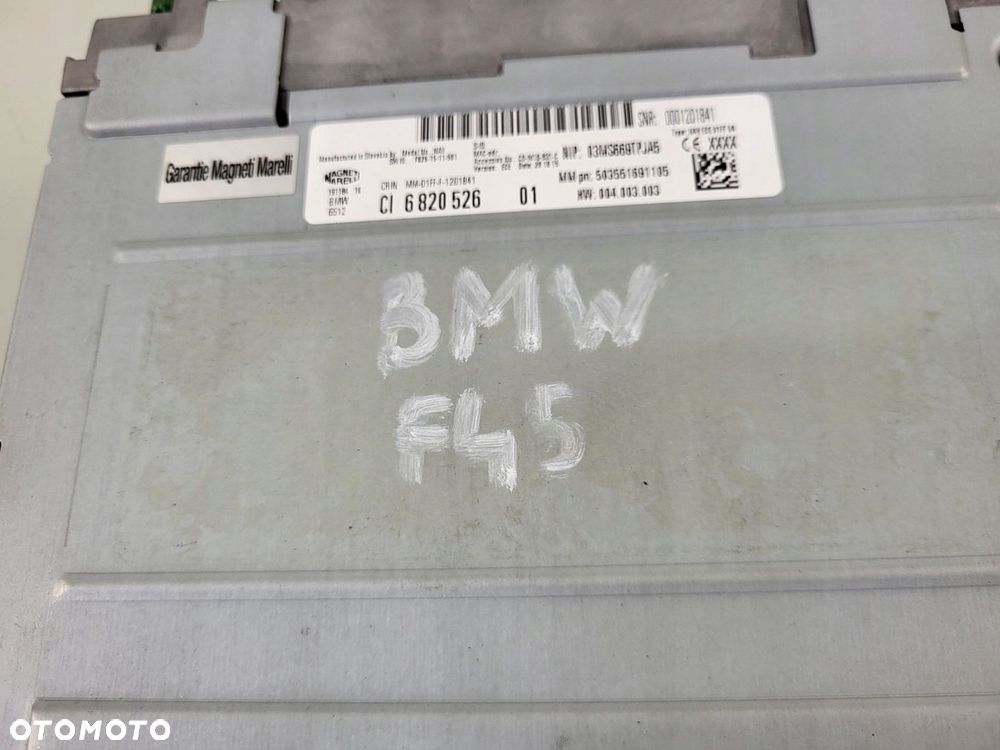radio cd napęd odtwarzacz czytnik płyt BMW F45 F46 6820526 - 7