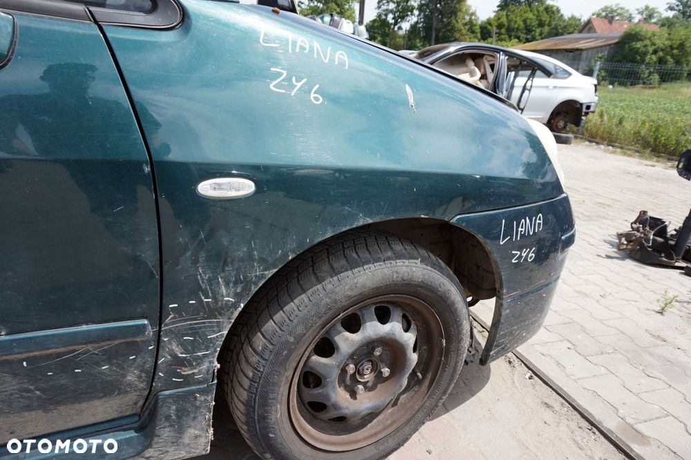 MASKA ZDERZAK BŁOTNIKI LAMPY LIANA  ZY6  SUZUKI 2001-2010 ZIELONY PRZÓD KOMPLETNY - 8