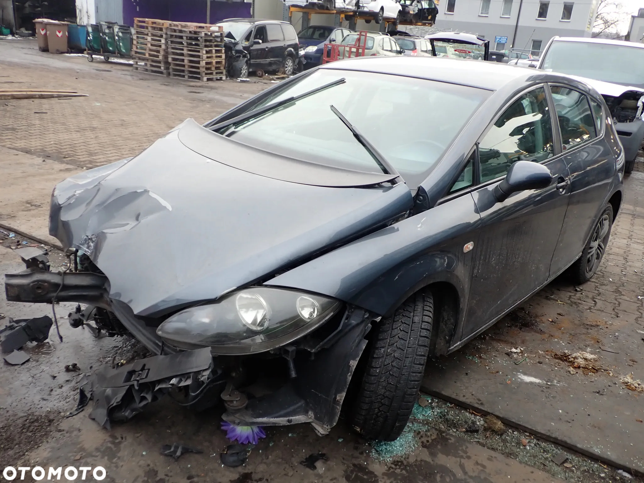 CZĘŚCI -Seat Leon II 1,9TDI BXE 105KM 5B JCR HB 5D 2007r. lakier LS7Z INDEX - 8106 - 2