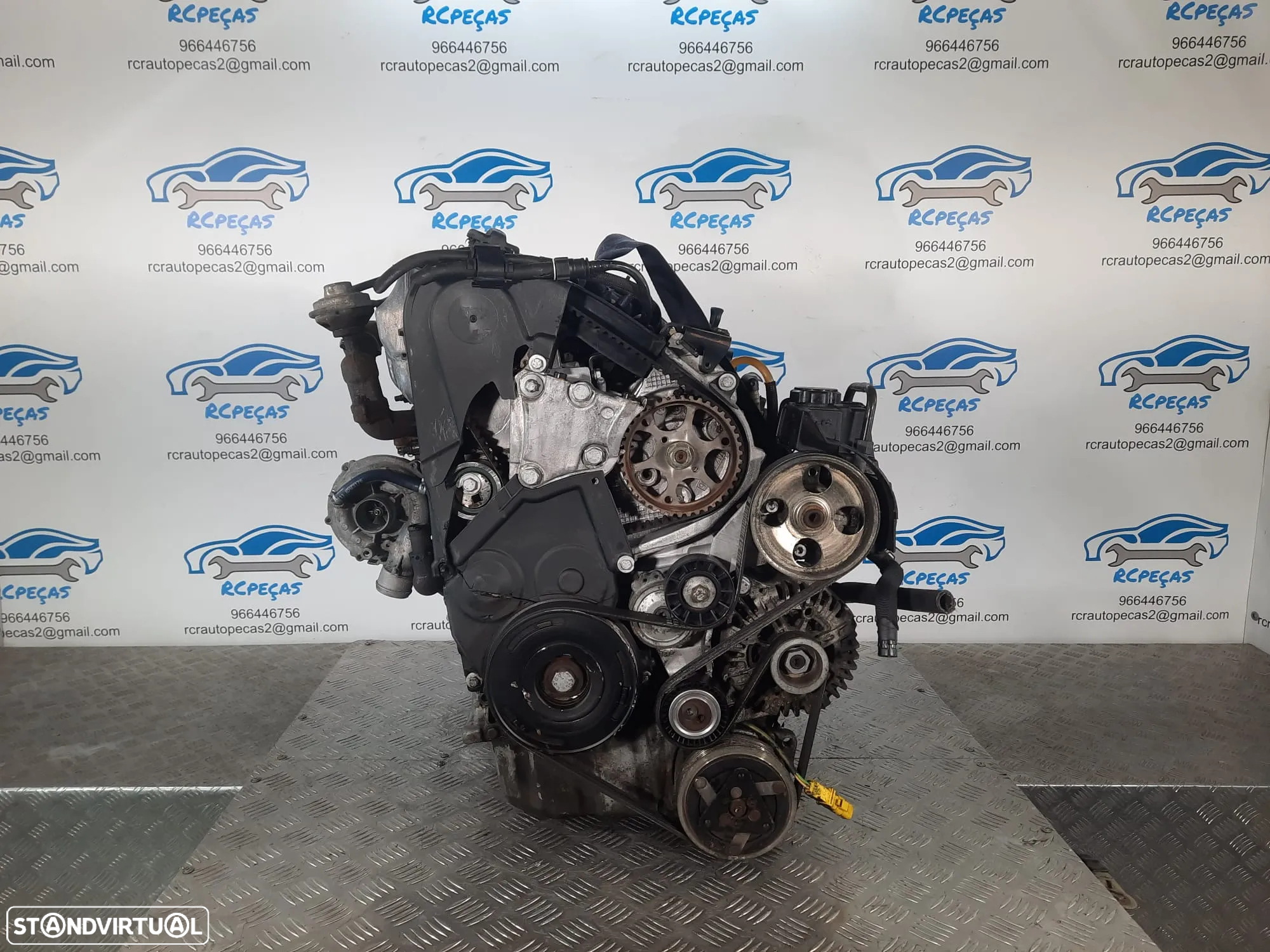 .Motor Completo RHY 2.0 Hdi 8v 90cv PSA Citroen Peugeot Injeção Siemens - 10