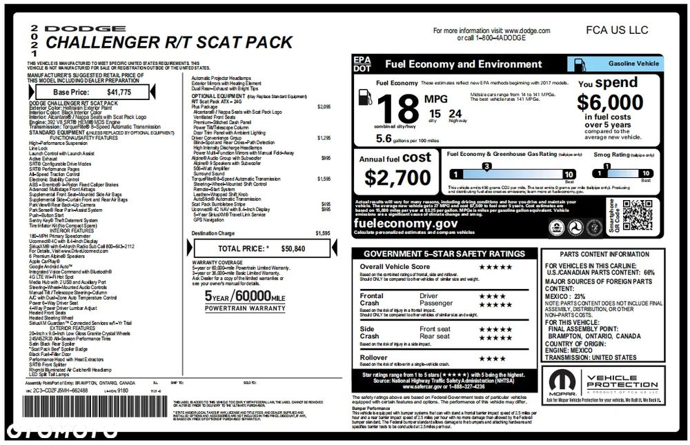 Dodge Challenger 6.4 Scat Pack - 21