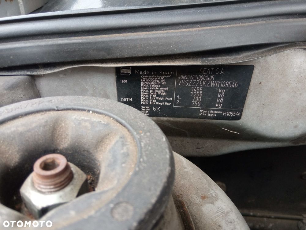 Seat Ibiza SXE 1.6 NA CZĘŚCI - 7