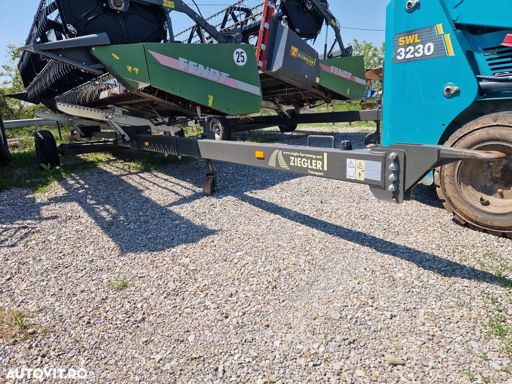 Fendt FREEFLOW 6,00 HEDER PAIOASE  + ZIEGLER SWW 1WT Carucior transport heder - 12