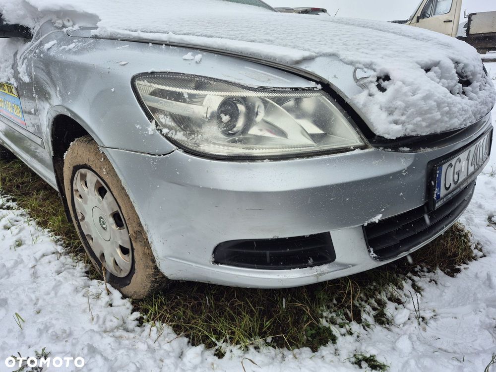 Zderzak kompletny skoda octavia II lift la7w - 2