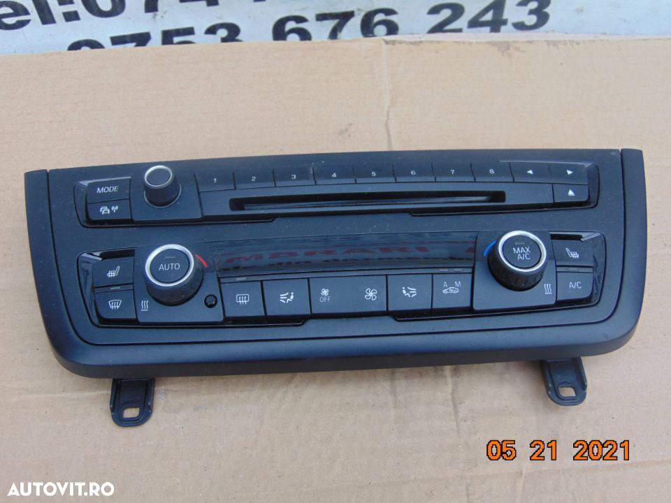Climatronic BMW F30 F31 panou comenzi climatronic dezmembrez BMW F31 - 1
