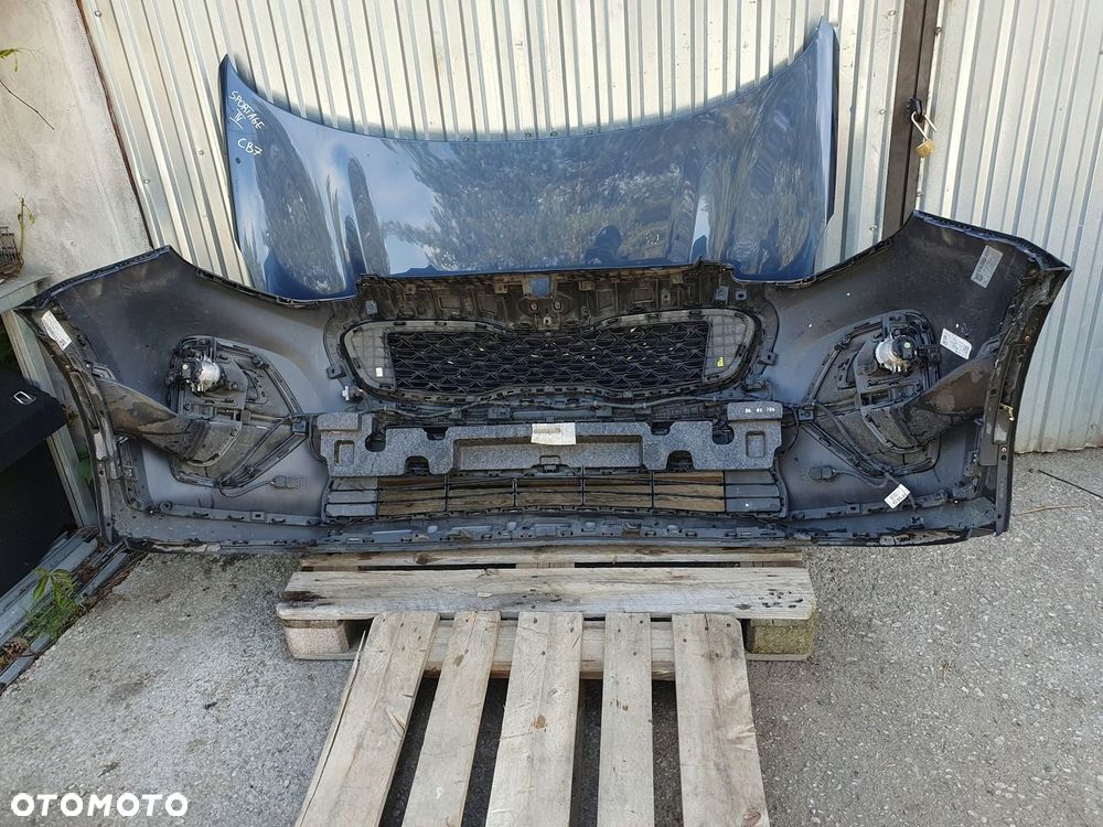 HYUNDAI KONA ZDERZAK MASKA BŁOTNIK 2X LAMPY KPL - 12