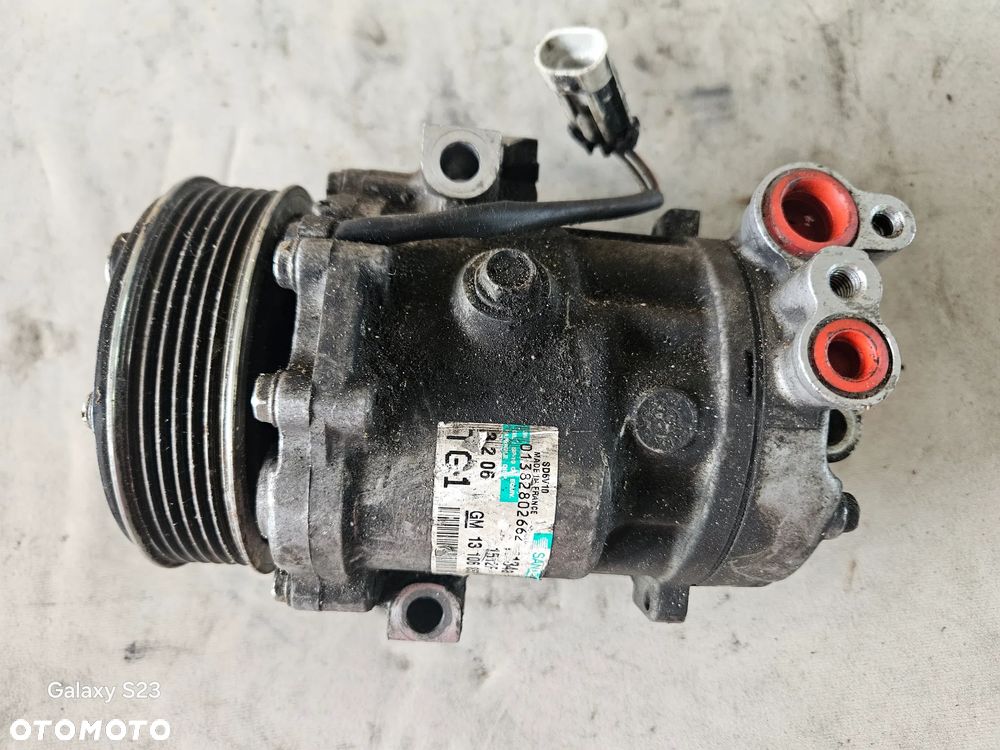 Sprężarka kompresor klimatyzacji Opel Corsa C Agila A Meriva A 1,3 CDTI 13106850 TG1 - 1