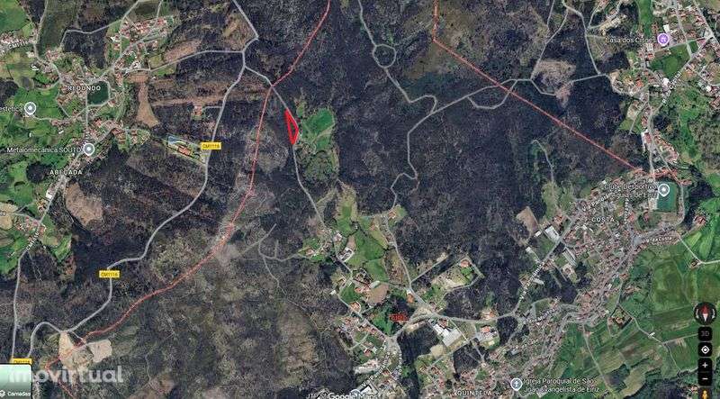 Bouça a 5€ m2 com 8.901m2 em Eiriz - Paços de Ferreira - Grande imagem: 2/8