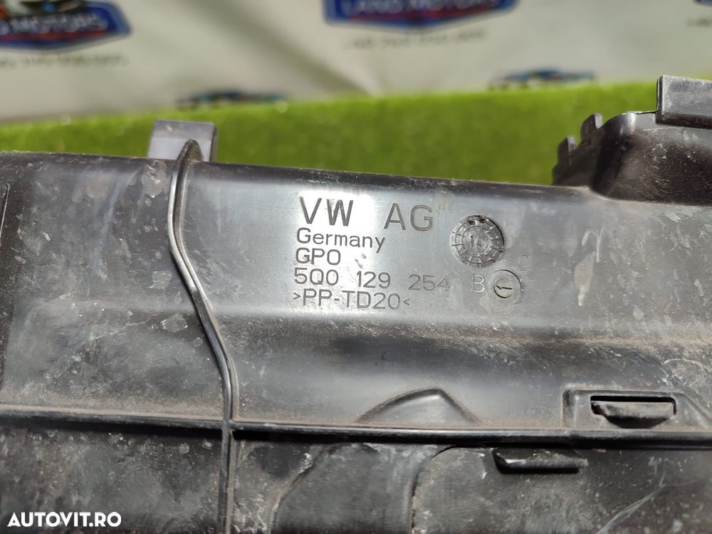 DEFLECTOR AER SKODA OCTAVIA 3 SEDAN 1.6 DIESEL 2015 COD OEM 5Q0129254B / 2013-2016 - 8