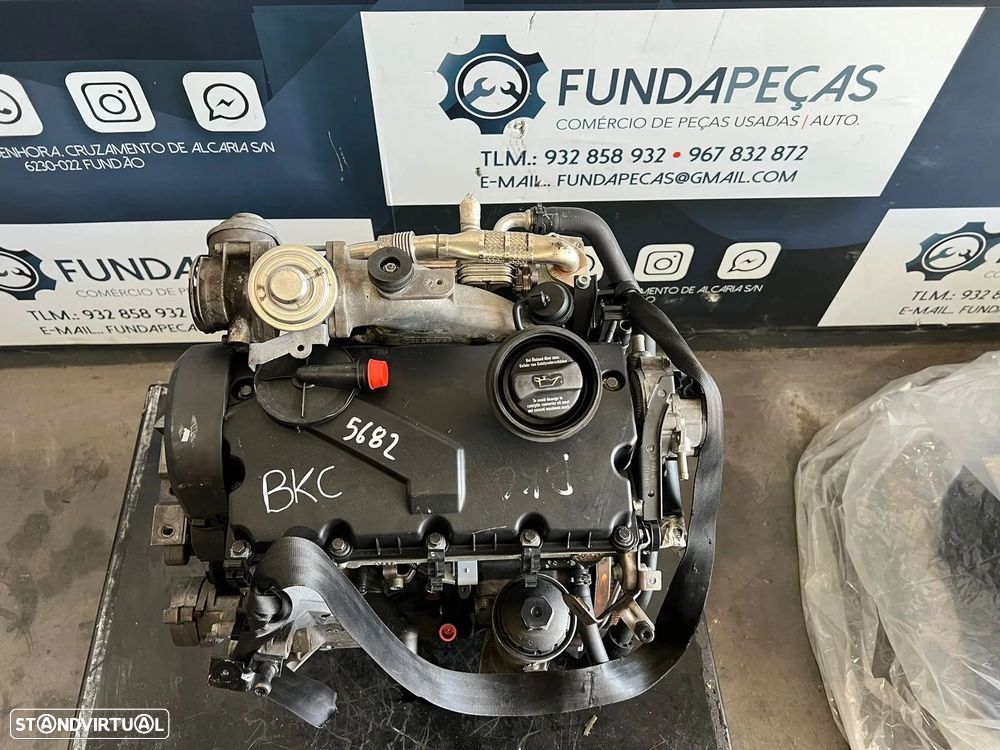 Motor Volkswagen Golf V 1.9 TDi 105Cv Ref: BKC - 5