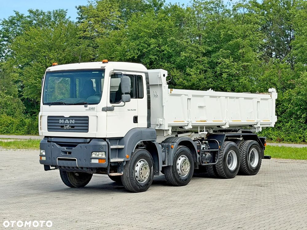 MAN TGA 35.350 * WYWROTKA 6,20 m + BORDMATIC * STAN BDB * 8x4 - 1