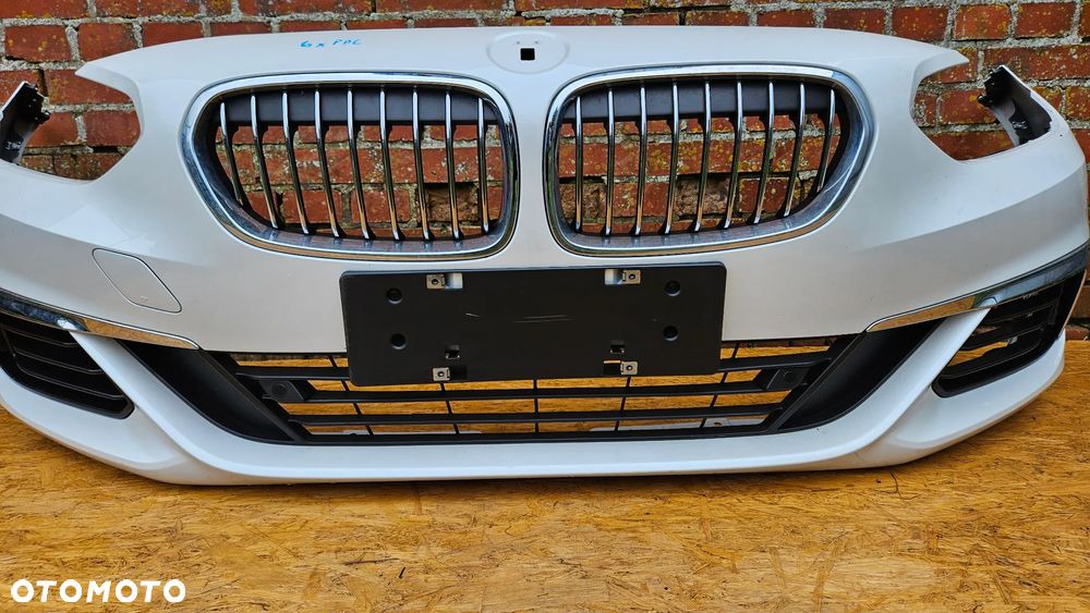 BMW 1 F52 Kompletny zderzak przód pod czujniki parkowania  Zderzak przedni 6x PDC CHROM NOWY 7384645 - 9