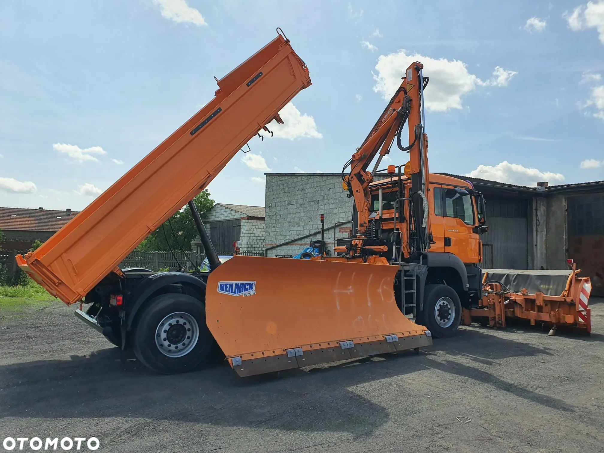 MAN TGS360 6x4  na Przednie koła ,blokada mostów HDS TEREX  65.2-A2L - 6