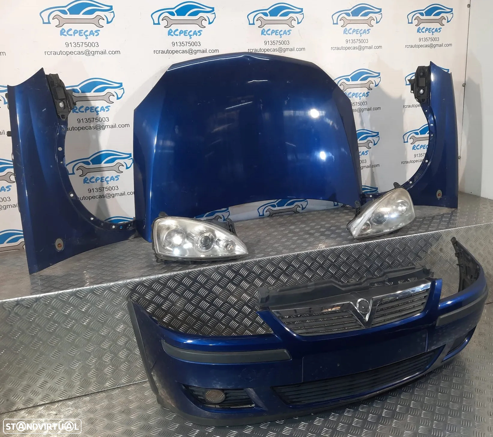 .FRENTE OPEL CORSA C COMBO C CAPOT PARACHOQUES GUARDA-LAMAS OTICAS OLHO BOI - 2