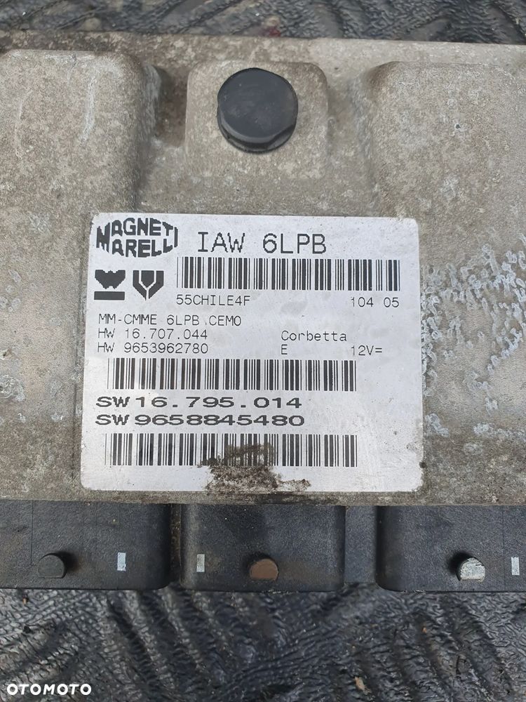 KOMPUTER SILNIKA CITROEN C5 II 04-08 2.0 16V 140KM 9658845480 9653962780 - 2