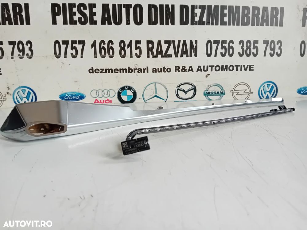 Ornament Trim Usa Stanga Fata Cu LED Lumini Ambientale Audi A6 4K C8 AN 2018-2024 - 4