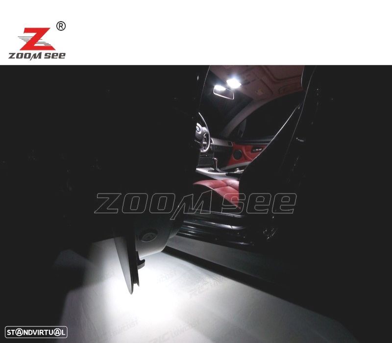 KIT 21 LAMPADAS LED INTERIOR BMW SERIE 3 E92 COUPE 325I 330XI 335D 335I 335I XDRIVE 06-13 - 6