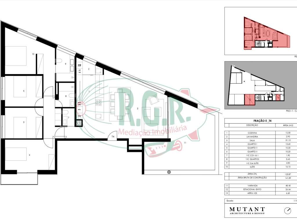T4 Único no Piso | Terraço (48.40m2) | Box 2 Carros e Arrumos | SÃO... - Grande imagem: 3/28