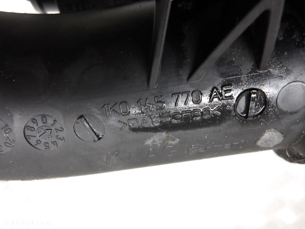 VW PASSAT B6 KOMBI 1.6TDI 2009r. RURA INTERCOOLERA 1K0145770AE - 4