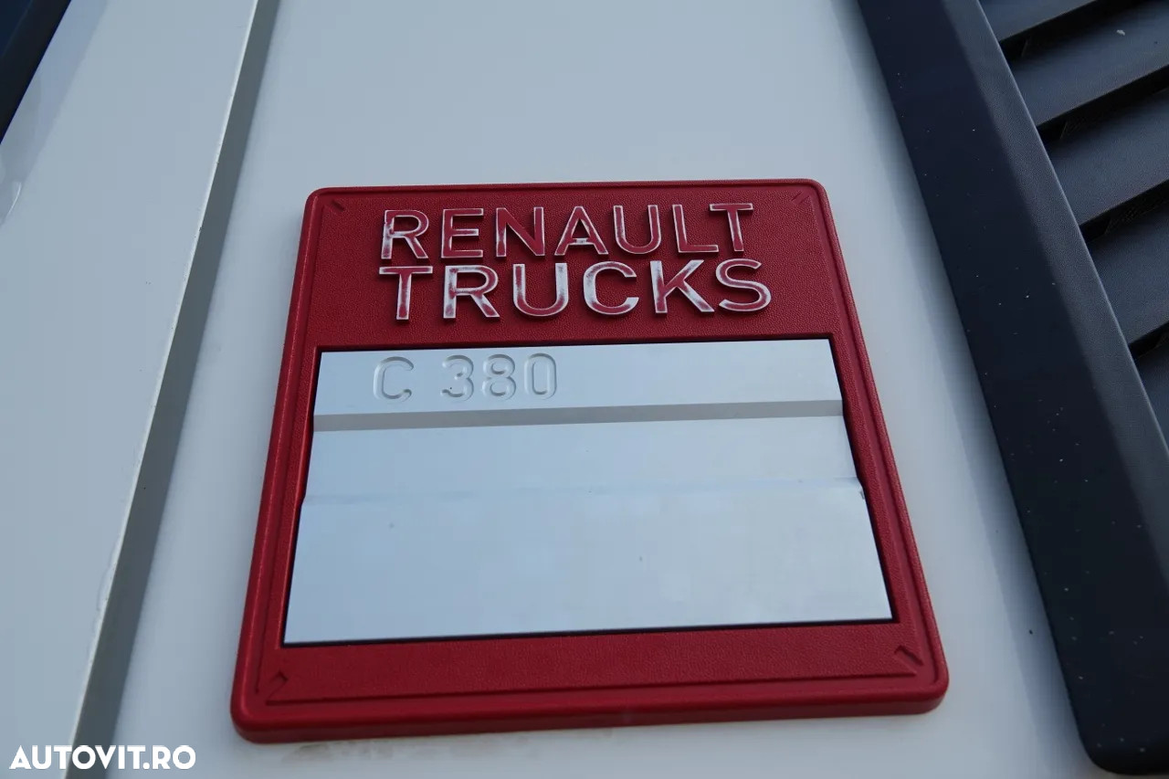 Renault C 380 / 8X4 / BETONĂ / POMPĂ / SCHWING STETTER 9 M3 / EURO 6 / 2017 AN - 26