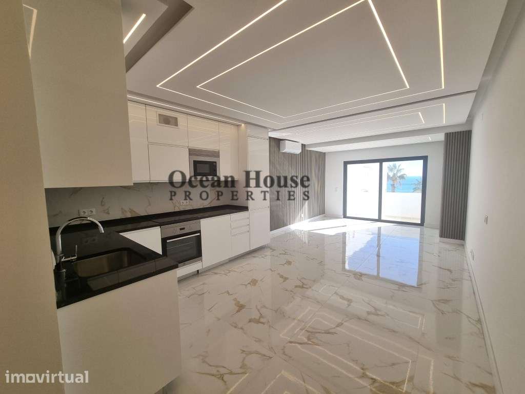 Apartamento T2 renovado com vista mar e garagem - Quarteira - Grande imagem: 5/24