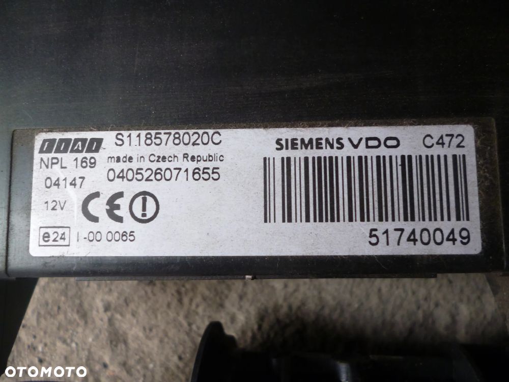 FIAT PANDA II 1.1 IMMO ZESTAW STARTOWY - 4