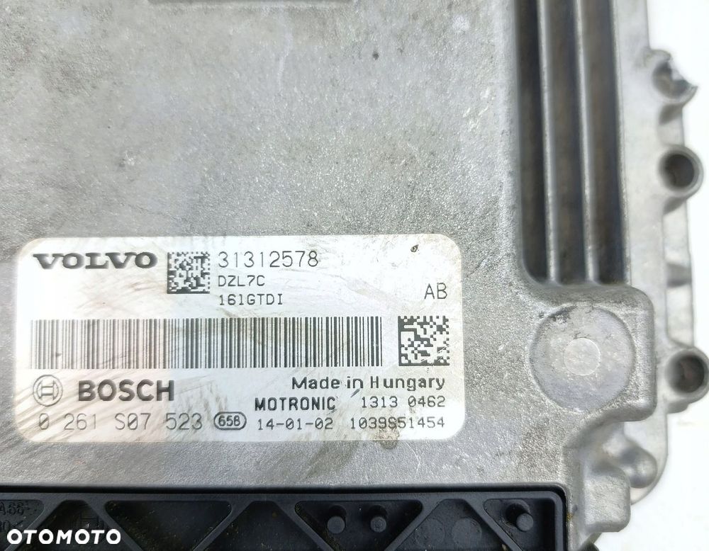 KOMPUTER SILNIKA STEROWNIK VOLVO V60 1.6 31312578 0261S07523 - 2