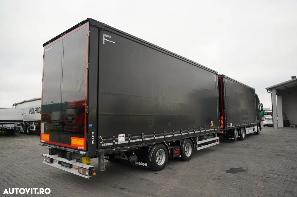 DAF XF 480 / COMBINAȚIE TANDEM 120 M3 / TRANSITION / I-PARK COOL / 7.7 M + 7.7 M / WECON / 2022 / - 6